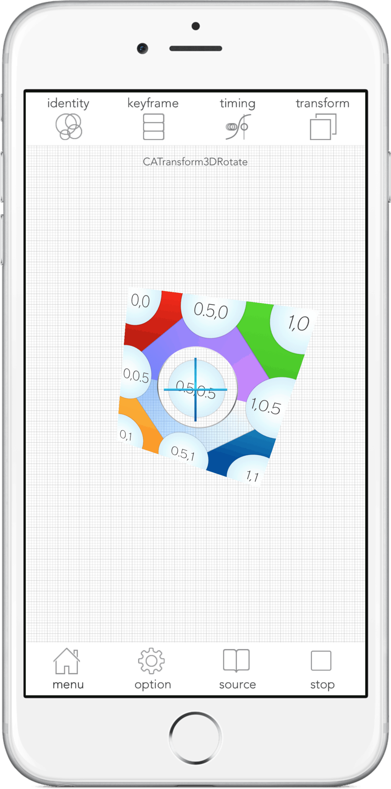 CodaX auf dem iPhone 6 Plus